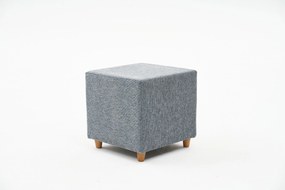 Pouffe Ranma Gabbana – Cinzento – 40x40x40 cm