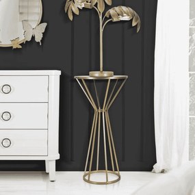 MESA DE APOIO SIMPLE NEW DOURADA Ø 40X80 CM