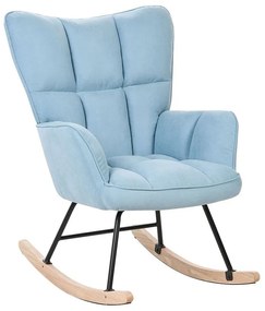 Cadeira de baloiço azul OULU Beliani