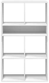 Estante branco 66x31x112 cm derivados de madeira