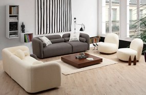 Sofá de 2 Lugares Victoria – Creme – 190x74x90 cm