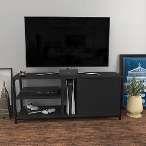 Móvel de TV Neola – Preto Antracite – 120 cm x 35,3 cm x 50,8 cm