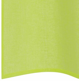 Cortinas de voile com ilhós 2 pcs verde-maçã 140x225 cm