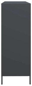 Aparador 135x39x103,5 cm aço laminado a frio antracite