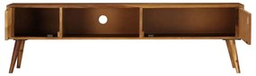 Móvel de TV 140x30x40 cm madeira de acácia maciça
