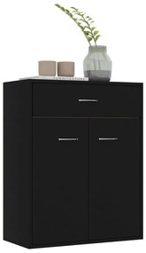 Aparador 60x30x75 cm derivados de madeira preto