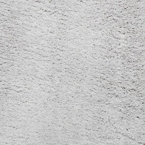 Tapete pelo curto macio e lavável HUARTE 60x110 cm cinzento