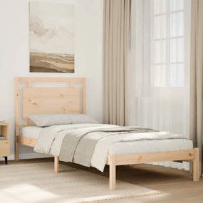 Cama extra longa sem colchão 100x210 cm madeira maciça