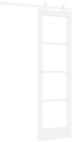 Conjunto de Porta Deslizante com Hardware VidaXL Branco 61x198.5 cm Ma