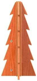 Árvore de Natal decorativa 49 cm pinho maciço castanho-mel