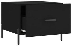 Mesa de centro 50x50x40 cm derivados de madeira preto