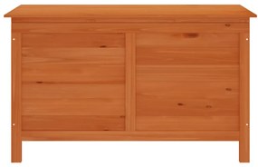 Caixa de arrumação para jardim 99x49,5x58,5 cm abeto maciço