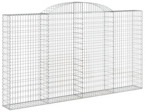 Cestos gabião arqueados 5pcs 300x30x160/180cm ferro galvanizado