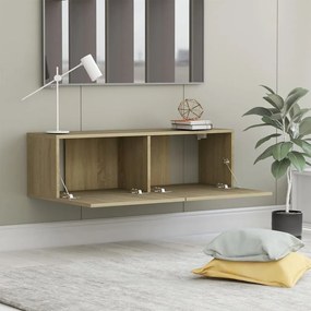 Móvel de TV 100x30x30 cm derivados de madeira carvalho sonoma