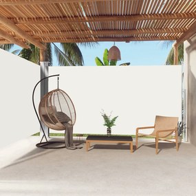 vidaXL Toldo lateral retrátil 200x600 cm cor creme