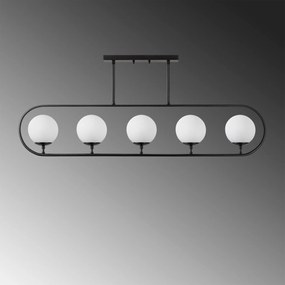 Chandelier Jewel – Preto e Branco – 122 x 15 cm