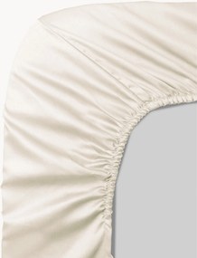 Lençol com elástico em cetim de algodão para boxspring Ava, Alt 30 cm