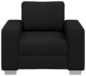 Poltrona vidaXL Preta 59 cm em Tecido