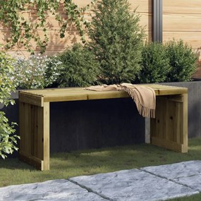 vidaXL Banco de jardim extensível 212,5x40,5x45 cm pinho impregnado