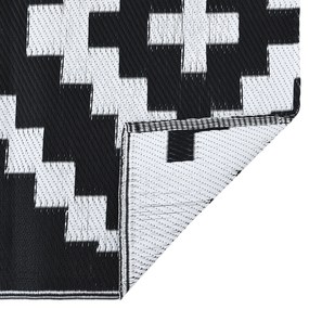 Tapete para Exterior ARAKIL Preto e Branco Poliester 300 x 400 cm