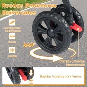 Carrinho duplo dobrável para animais de estimação com 2 assentos, guarda-sol ajustável e cesto de armazenamento para passeios, Preto