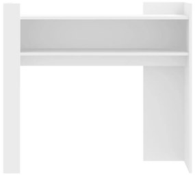 Mesa consola 100x35x90 cm derivados de madeira branco