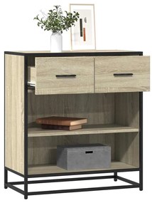 vidaXL Aparador 68x35x76 cm deriv. de madeira carvalho sonoma