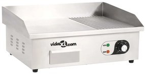 vidaXL Grelhador elétrico em aço inoxidável 3000 W 54x41x24 cm