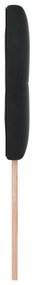 Cabeceira VidaXL Botonê Preto 90 cm Veludo