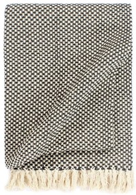 vidaXL Manta em algodão 220x250 cm antracite