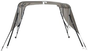 Toldo de 3 arcos Bimini c/ paredes laterais 183x(137-152)x137cm