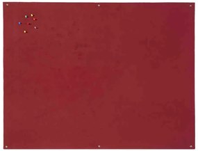 Quadro Expositor Feltro Retardador de Chama 90x120cm Bordeaux S/ Moldura