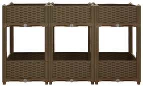 Canteiro elevado 120x40x71 cm polipropileno