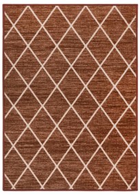 vidaXL Tapete/passadeira 80x150 cm castanho-escuro