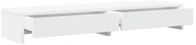 Suporte monitor c/ gavetas 100x27x15cm derivados madeira branco