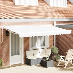 vidaXL Tecido para Troca de Toldos para Estrutura de 4x2 m Branco