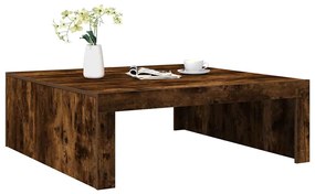 Mesa de centro 100x100x35 cm derivados madeira carvalho fumado