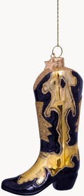 Ornamento de Natal artesanal Cowboy Boot