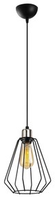 **** Candeeiro Suspenso Kese – Preto – Ø20 cm x 126 cm

**