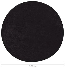 Tapete lavável antiderrapante φ120 cm antracite