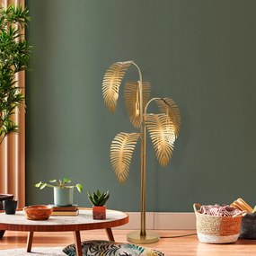 Candeeiro de Pé Palm – Dourado – 71 x 71 x 157 cm