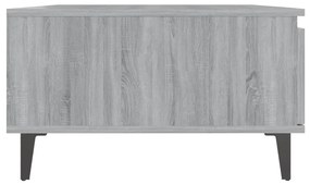 Mesa de centro 90x60x35 cm derivados de madeira cinzento sonoma