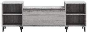 Móvel de TV 160x35x55 cm derivados de madeira cinzento sonoma