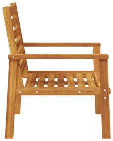 Cadeira de jardim 2 pcs 66,5x65x81 cm madeira de acácia maciça