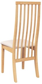 Cadeiras de jantar com almofadões 2 pcs madeira maciça