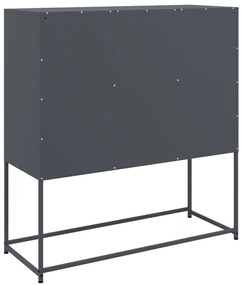 Aparador 100,5x39x107 cm aço antracite