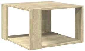 Mesa de centro 51,5x51,5x30cm derivados madeira carvalho sonoma