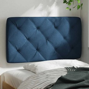 Almofadão de cabeceira 90 cm tecido azul