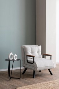 Sofá-Cama Sando – Branco – Medidas: Profundidade do Assento: 50 cm, La