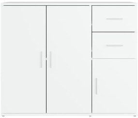 Aparador 91x29,5x75 cm derivados de madeira branco